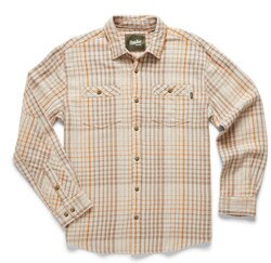 Howler Brothers Rodanthe Flannel Shirt Men's in Toasty Cream
